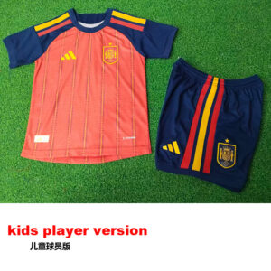 Spain 2026/27 Home Jersey – Kids Player Version