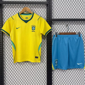 Brazil 2026/27 Home Jersey – Kids Version
