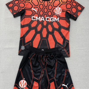 Olympique de Marseille 2026/27 Orange Goalkeeper Jersey – Kids Version