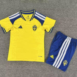 Sweden 2026/27 Home Jersey – Kids Version