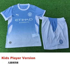 Manchester City 2026/27 Home Jersey – Kids Player Version