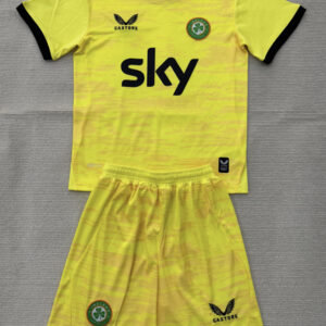 Ireland 2026/27 Yellow Goalkeeper Jersey – Kids Version