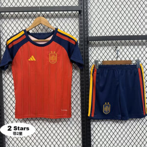 Spain 2026/27 Home Jersey – Kids Version