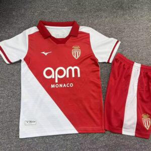 AS Monaco 2026/27 Home Jersey – Kids Version