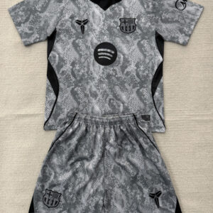 FC Barcelona 2026/27 Grey Goalkeeper Jersey – Kids Version