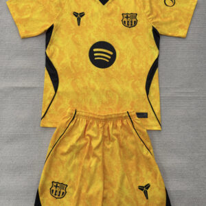 FC Barcelona 2026/27 Yellow Goalkeeper Jersey – Kids Version